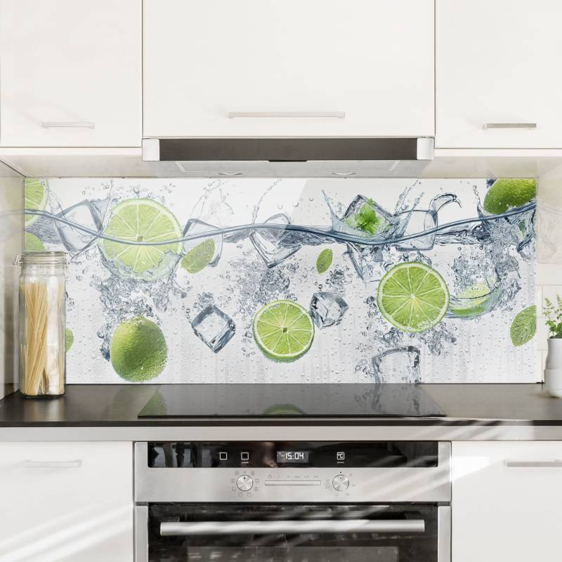 Glas Spritzschutz - Panorama Erfrischende Limette