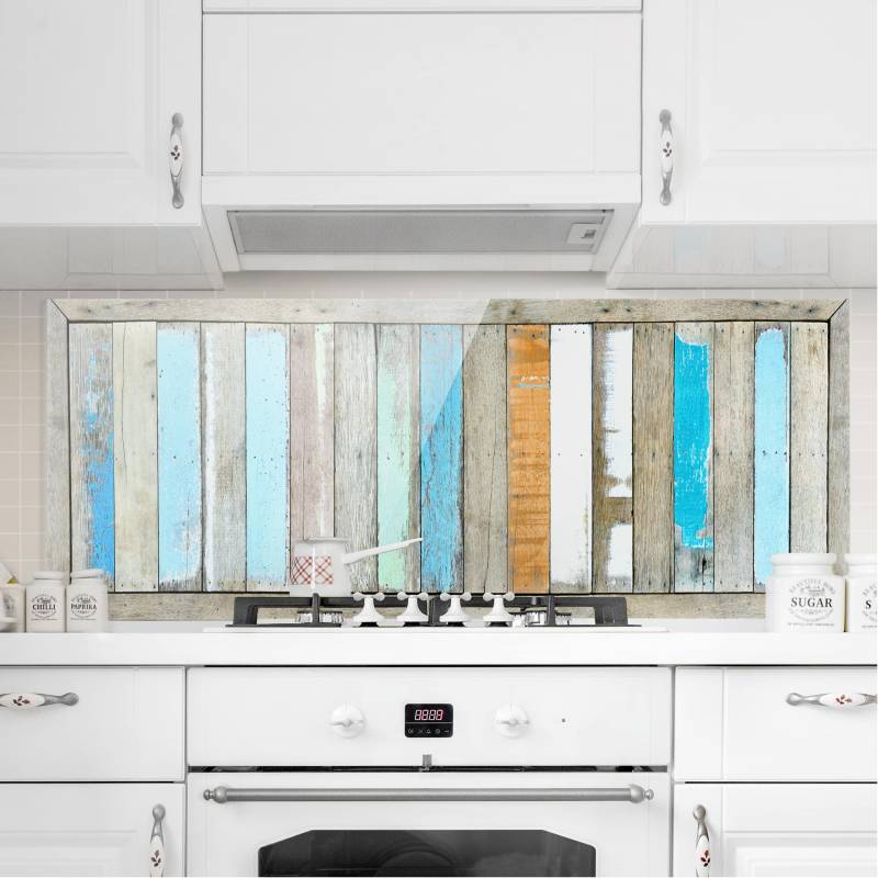 Glas Spritzschutz - Panorama Shelves of the Sea