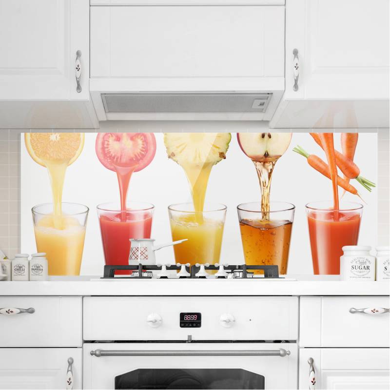 Glas Spritzschutz - Panorama Frisch gepresst