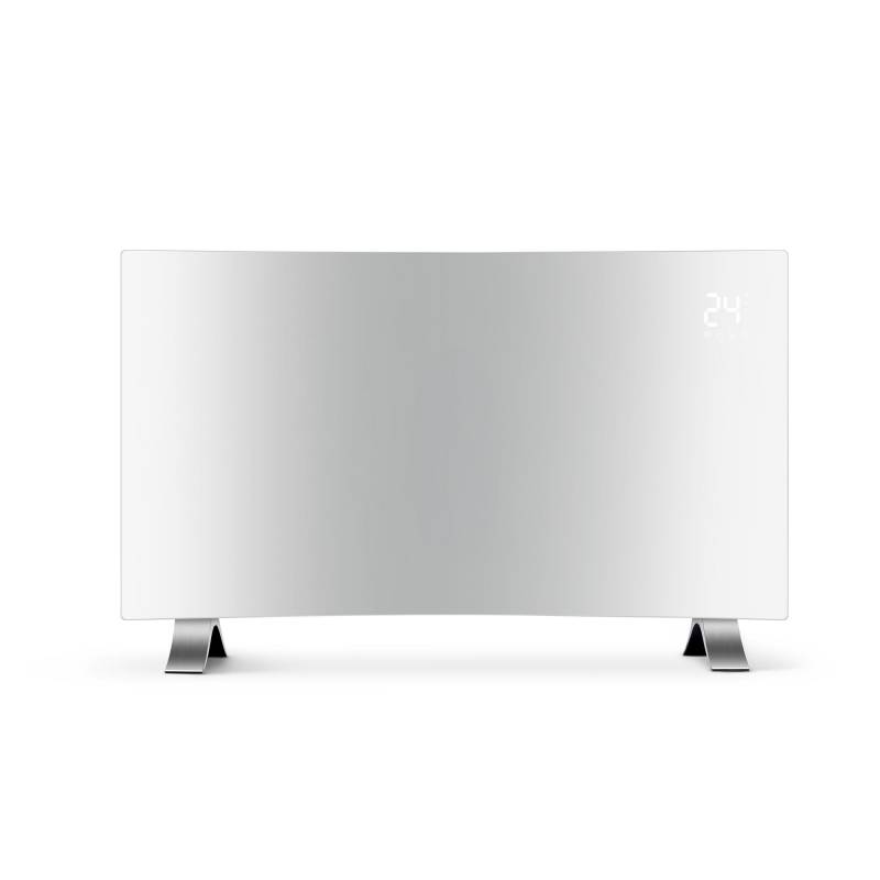 Glas-Wärmekonvektor 'Dallas' mit Wifi weiß 2000 W