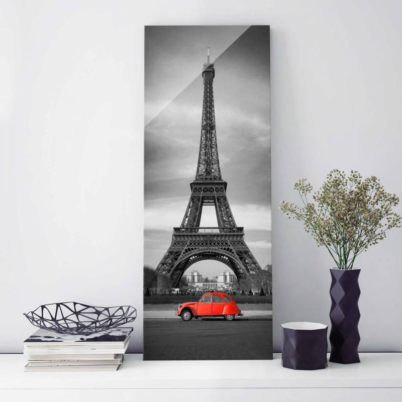 Glasbild - Hochformat Spot on Paris