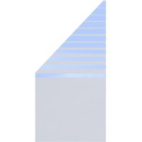 Glaselement Design BETA Anschluss Links 90x180/90cm