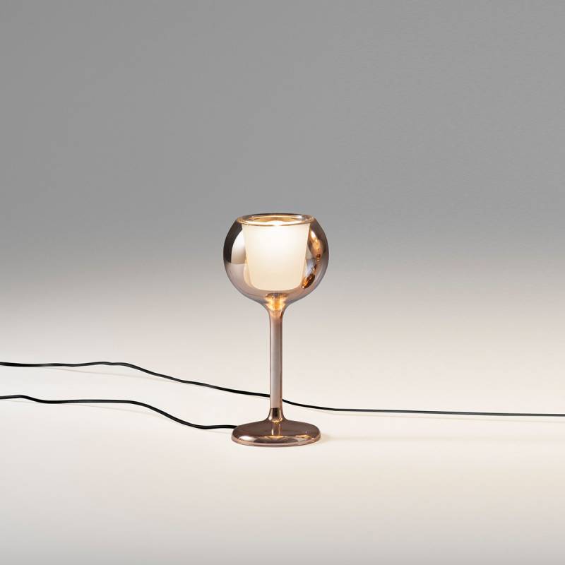 Glo 0811-00 Tischleuchte, Gold Glas, Ø: 13 cm