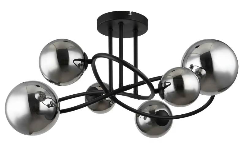 Globo Lighting Deckenleuchte   ¦ schwarz ¦ Maße (cm): B: 62 H: 35 T: 59.0 Lampen & Leuchten > Innenleuchten > Deckenlampen - Möbel Kraft