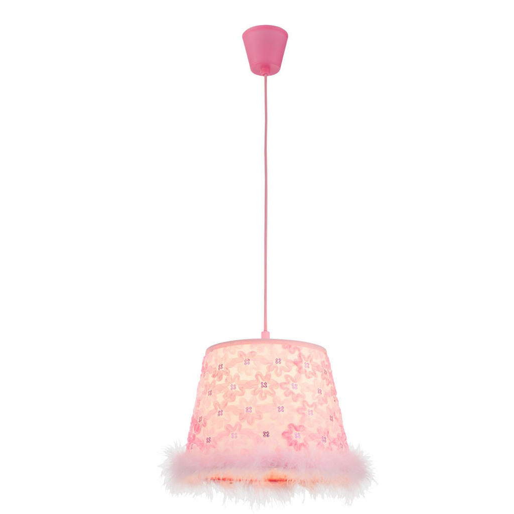 Globo Lighting Led, Rosa, Textil, Rund, F, 30x120x30 cm, Lampen & Leuchten, LED Beleuchtung, LED-Hängeleuchten Globo Lighting Led, Rosa, Textil, Rund, F, 30x120x30 cm, Lampen & Leuchten, LED Beleuchtung, LED-Hängeleuchten von Globo Lighting
