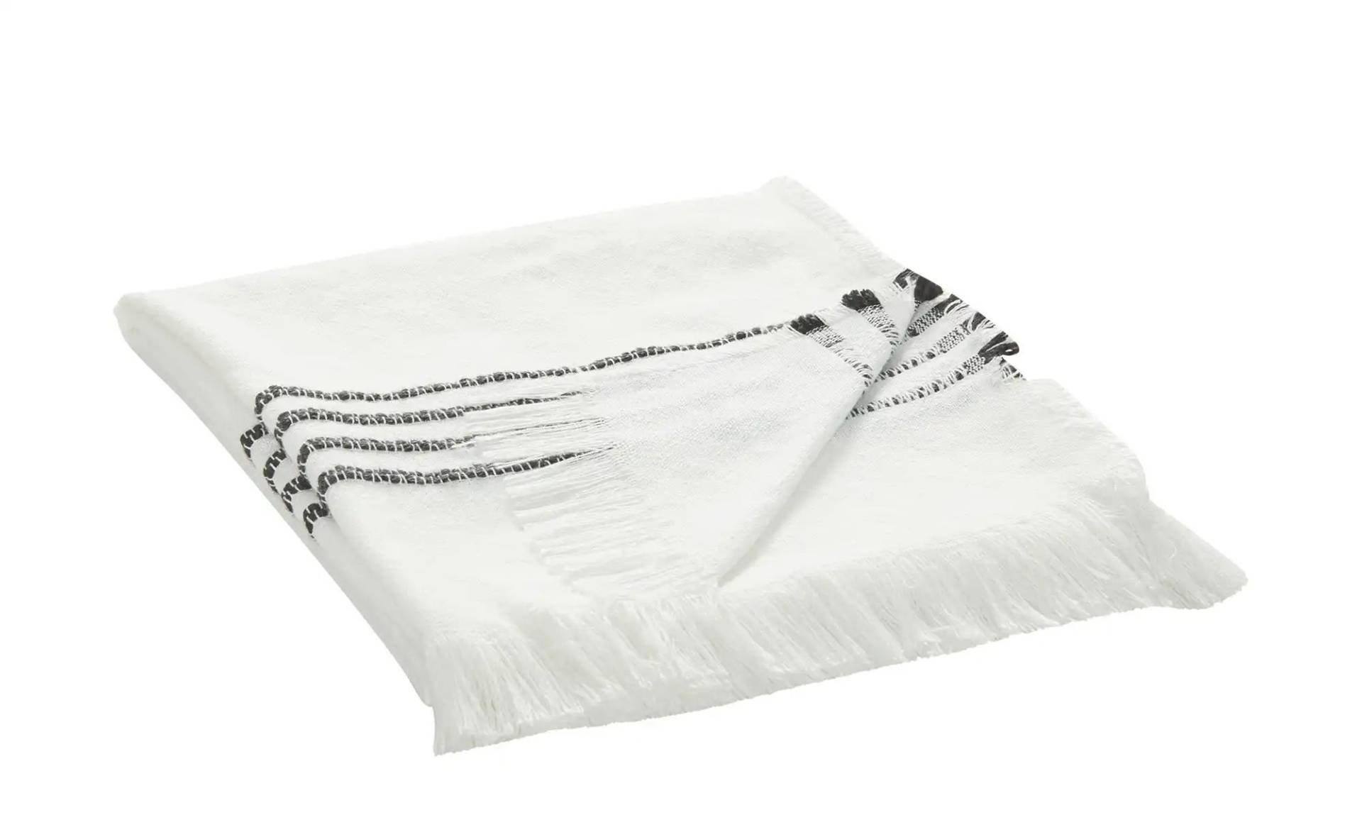 Gray & Jones Plaid  Streifen ¦ creme ¦ Synthetik ¦ Maße (cm): B: 130 Heimtextilien > Kuscheldecken - Möbel Kraft