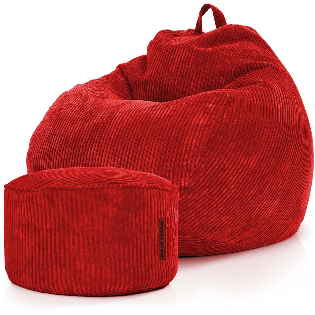 Green Bean XXL-SITZSACK Rot Green Bean XXL-SITZSACK Rot