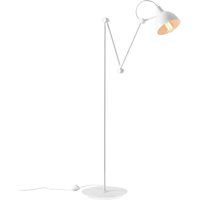 Große Stehlampe Weiß Metall 233 cm E27 Leselicht Große Stehlampe Weiß Metall 233 cm E27 Leselicht von ALDEX