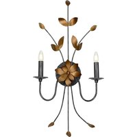 Große Wandlampe YULSHA 91cm hoch Floral Rustikal Große Wandlampe YULSHA 91cm hoch Floral Rustikal von ELSTEAD