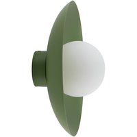 Grüne Wandlampe Glaskugel blendarm G9 B:28 cm wohnlich von TK Lighting