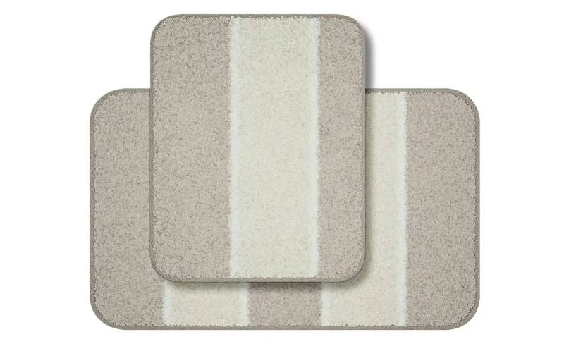 Grund Badematte 2er-Set   ¦ beige ¦ Synthetik ¦ Maße (cm): B: 50 H: 1,8 Badtextilien > Badematten & Badvorleger - Höffner