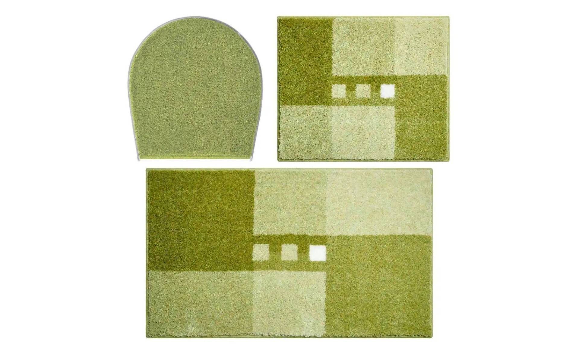 Grund Badematten-Set   ¦ grün ¦ Synthetik ¦ Maße (cm): B: 50 H: 1,8 Heimtextilien > Badtextilien und Zubehör > Badematten & Badvorleger - Möbel Kraft