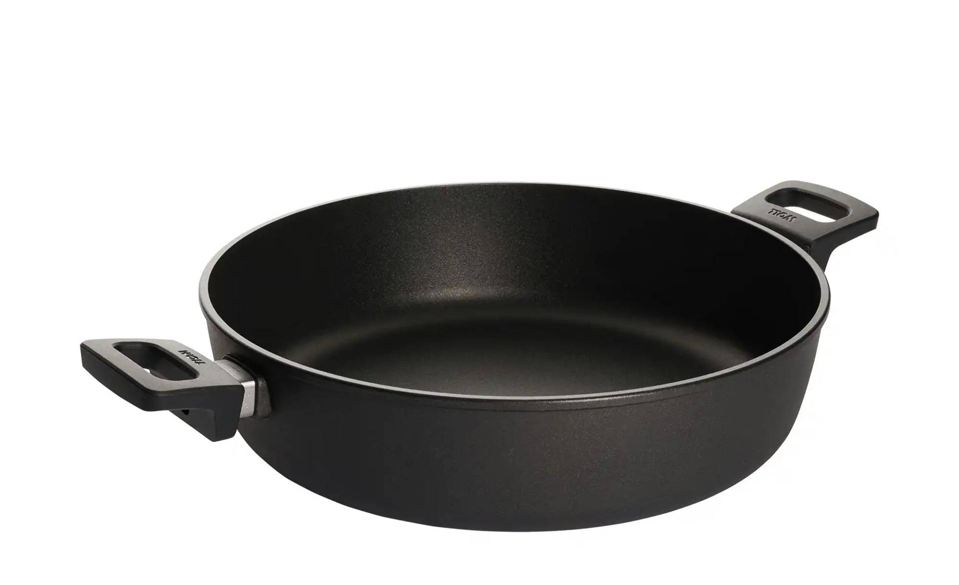 WOLL Guss-Kasserolle Ø 32 cm Nowo Titanium ¦ schwarz ¦ Aluminium-Guss ¦ Maße (cm): H: 8  Ø: 32.0 Töpfe & Pfannen & Zubehör > Pfannen > Schmorpfannen - Möbel Kraft