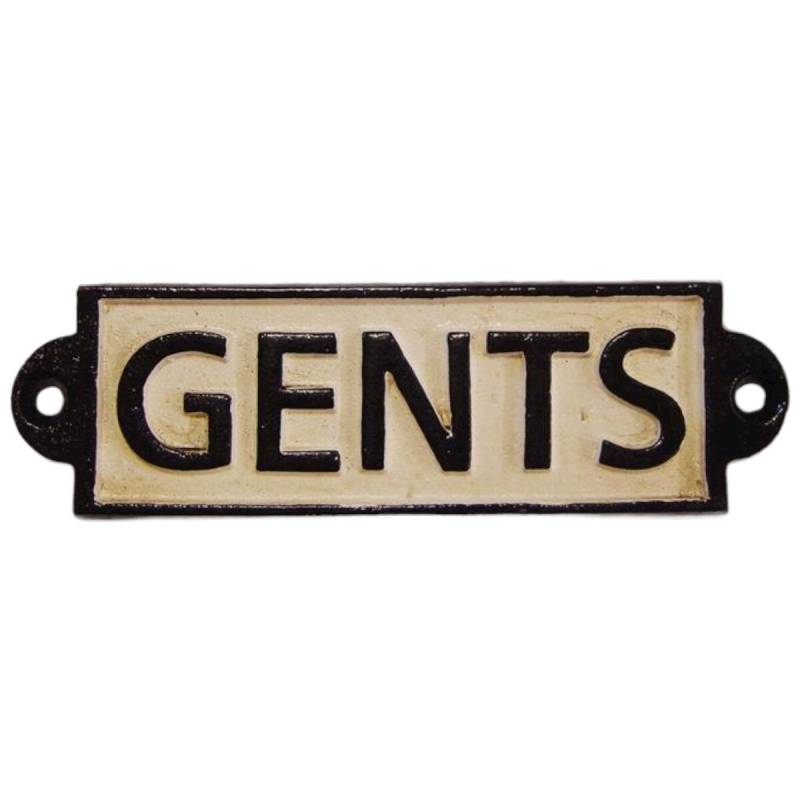 Gusseisen Schild - Gents