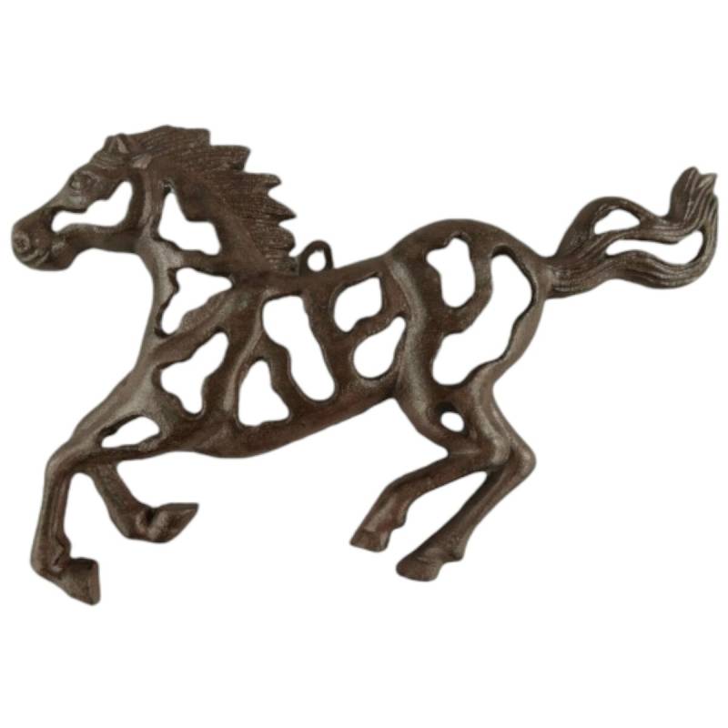 Gusseisen Wanddeko Braun Rustikal #42855