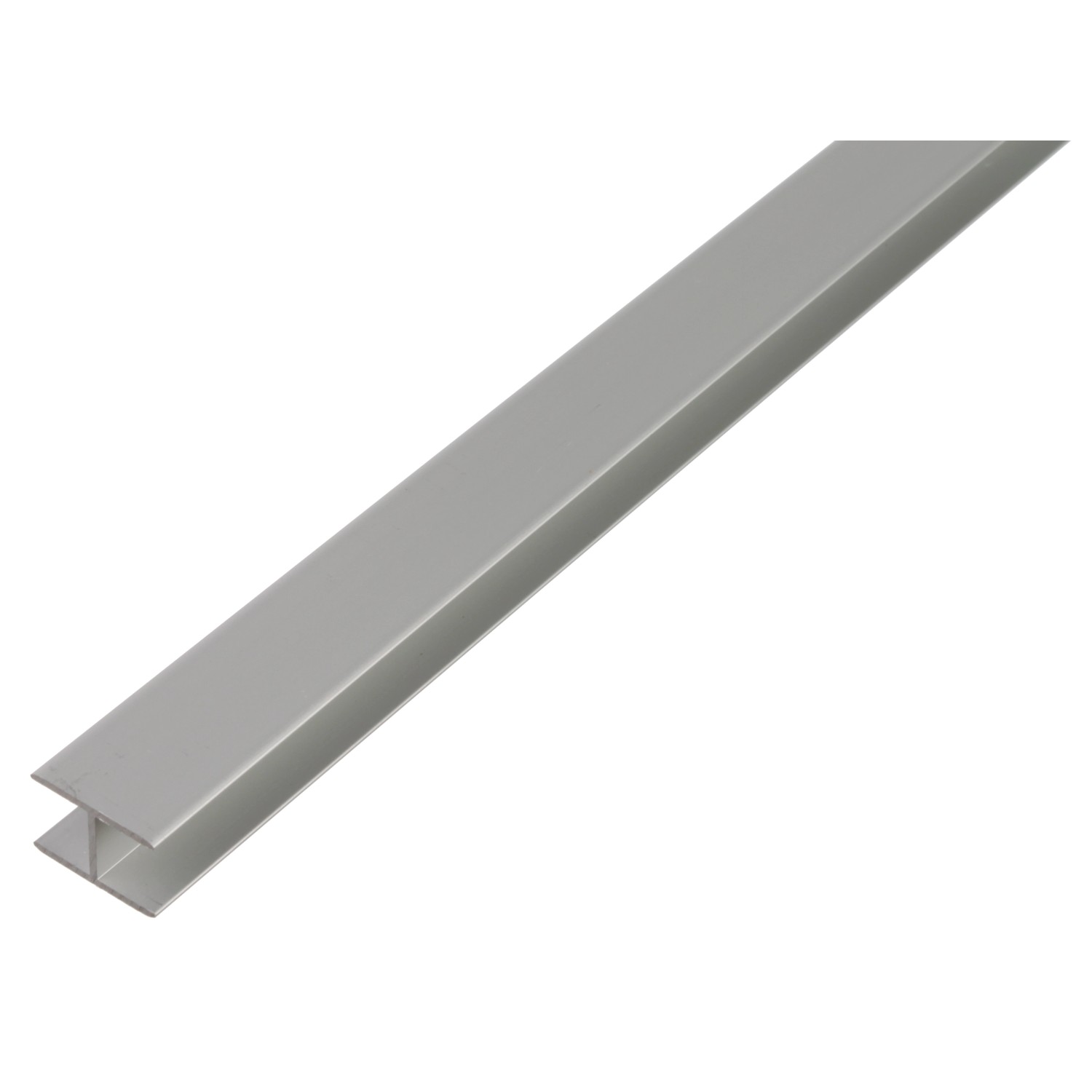 H-Profil Aluminium 24 mm x 24 mm x 1.000 mm Silber