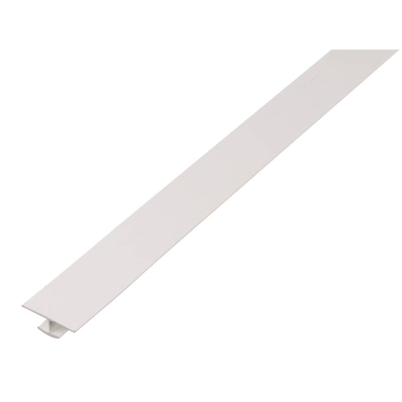 H-Profil Kunststoff 6 mm x 25 mm x 1.000 mm Weiß