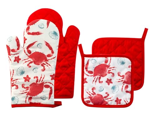 H&H Set Guanto E Presina Coral In Cotone E Poliestere Cm 18 von H&H