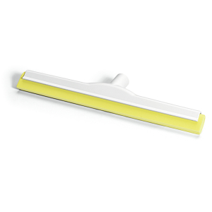 HACCP Wasserschieber, 45 cm, Glasfaserverstärkter Wasserwischer mit Synthetik-Lippe, Farbe: gelb