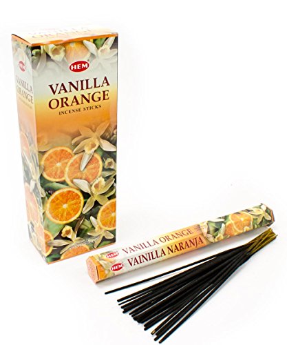 HEM Räucherstäbchen Vanilla Orange ca. 120 Stäbchen von HEM
