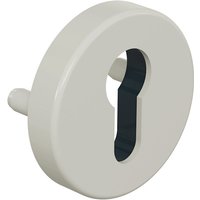 Hewi - Zylinderrosette flach ø 55 x 10,5 mm mit Schrauben Polyamid lichtgrau von HEWI