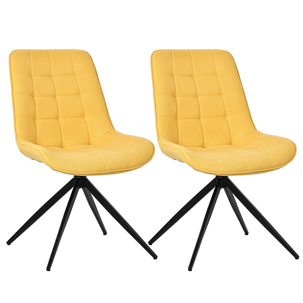 HOMAVO ESSZIMMERSTUHL-SET Gelb HOMAVO ESSZIMMERSTUHL-SET Gelb