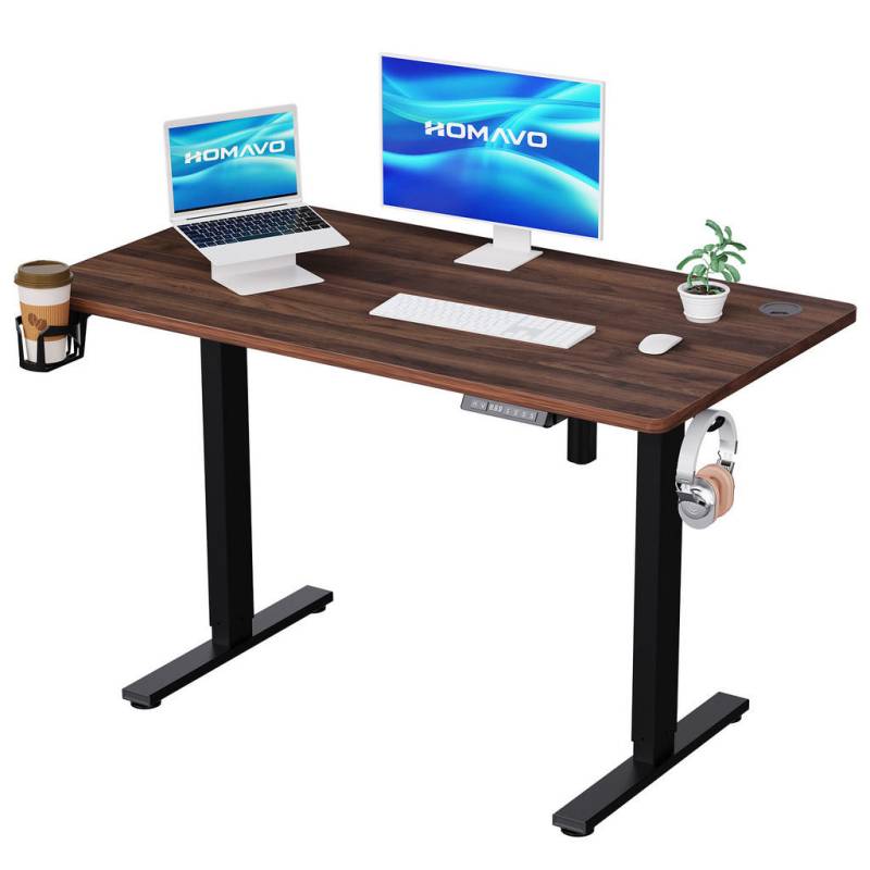 HOMAVO SCHREIBTISCH Braun