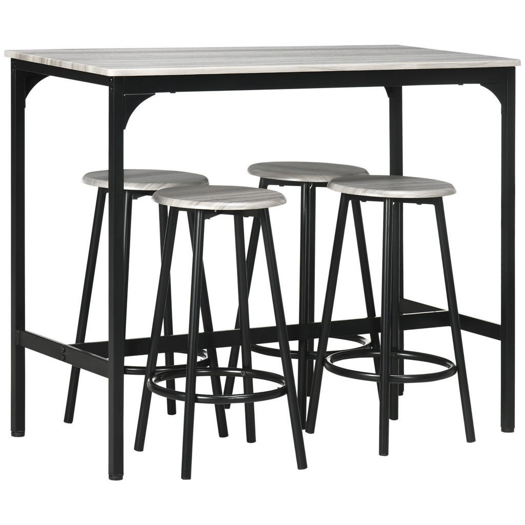 HOMCOM BARTISCH Grau HOMCOM BARTISCH Grau