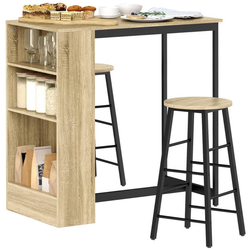 HOMCOM BARTISCH Mehrfarbig