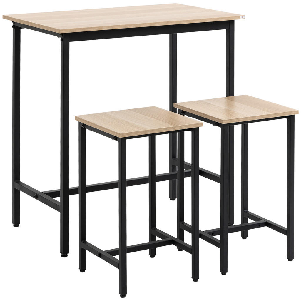 HOMCOM BARTISCH-SET, Natur HOMCOM BARTISCH-SET, Natur