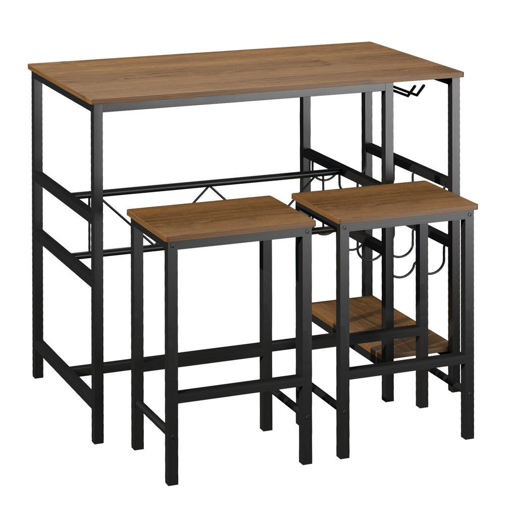 HOMCOM BARTISCH-SET, Natur HOMCOM BARTISCH-SET, Natur