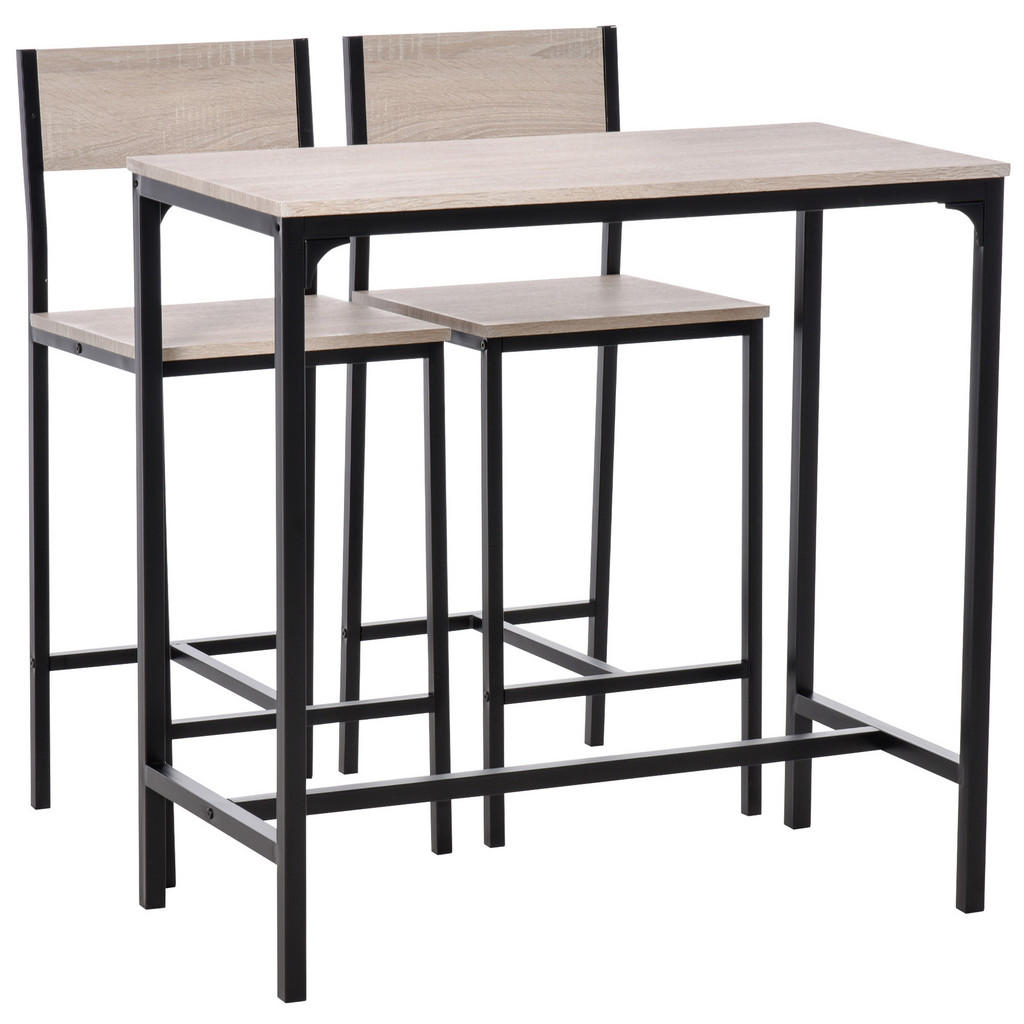 HOMCOM BARTISCH-SET, Natur HOMCOM BARTISCH-SET, Natur