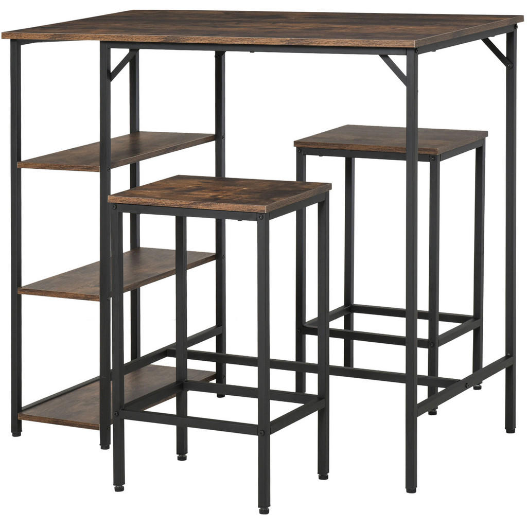 HOMCOM BARTISCH-SET, Schwarz HOMCOM BARTISCH-SET, Schwarz