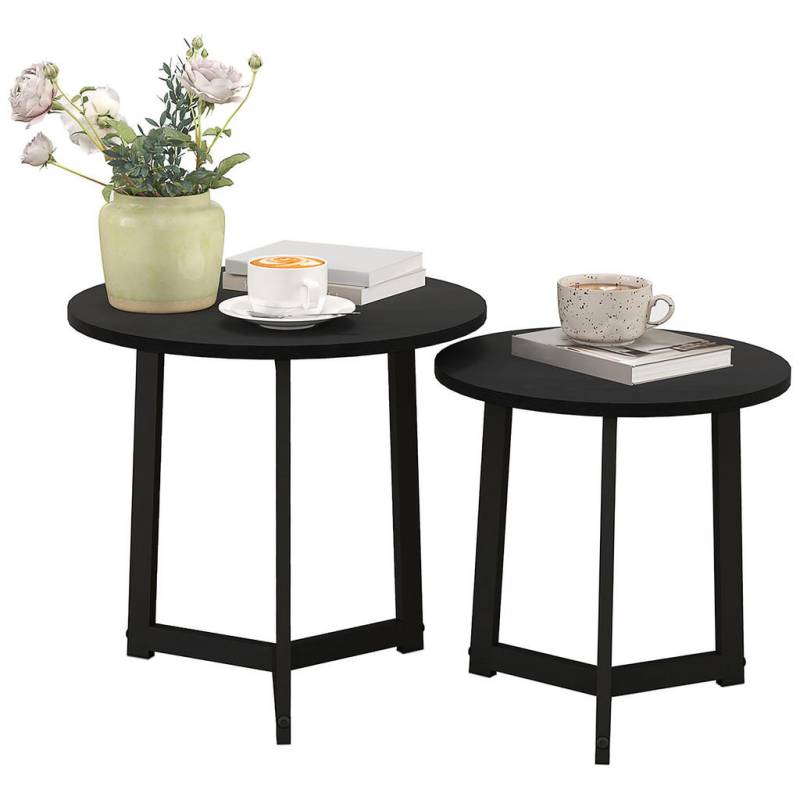 HOMCOM COUCHTISCH, Schwarz