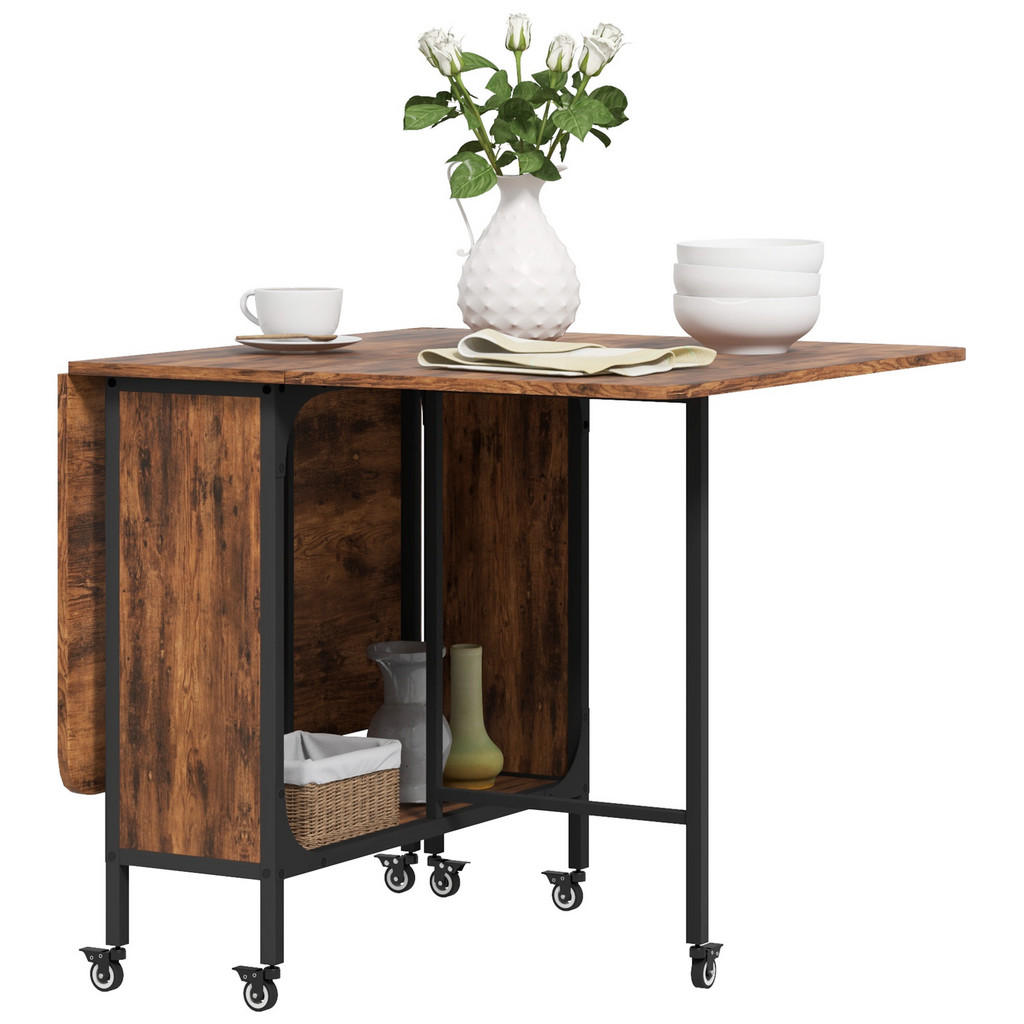 HOMCOM ESSTISCH Braun HOMCOM ESSTISCH Braun