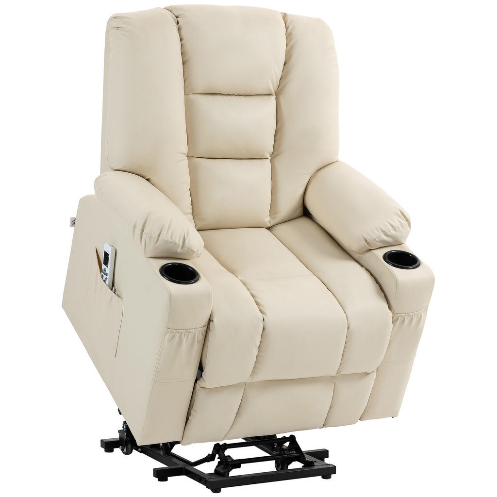 HOMCOM FERNSEHSESSEL Creme HOMCOM FERNSEHSESSEL Creme