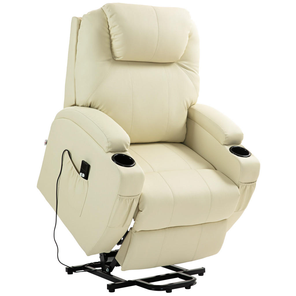 HOMCOM FERNSEHSESSEL Creme HOMCOM FERNSEHSESSEL Creme