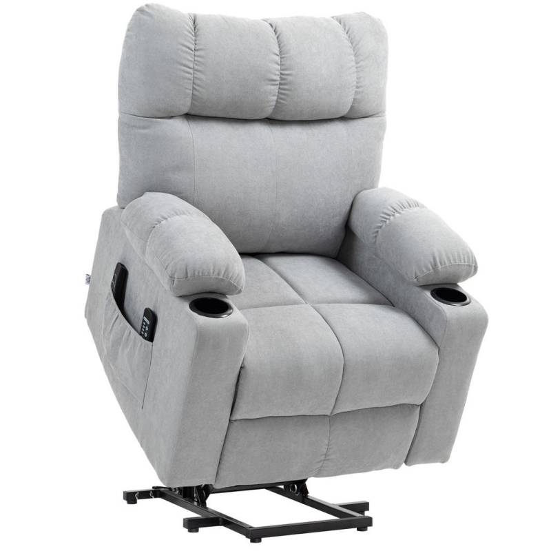 HOMCOM FERNSEHSESSEL Hellgrau HOMCOM FERNSEHSESSEL Hellgrau