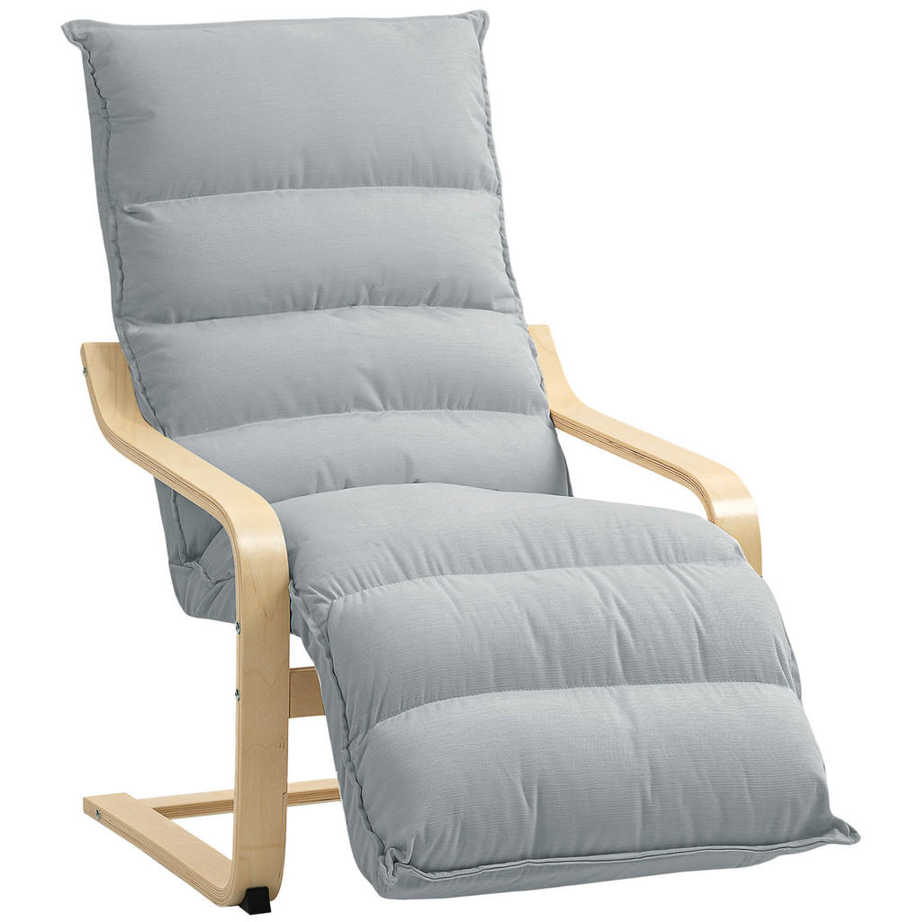 HOMCOM LOUNGE-SESSEL Hellgrau HOMCOM LOUNGE-SESSEL Hellgrau