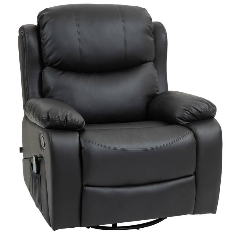 HOMCOM MASSAGESESSEL, Schwarz