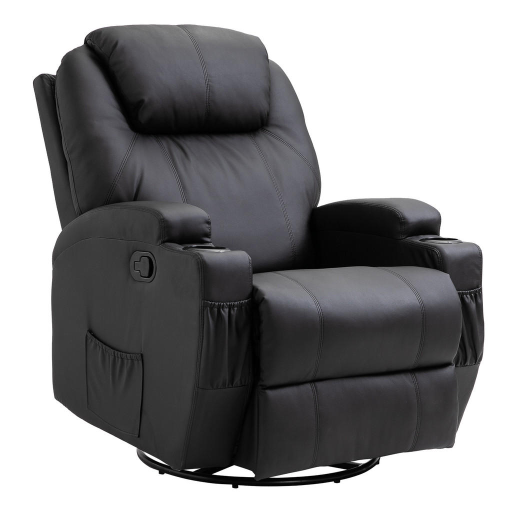 HOMCOM MASSAGESESSEL, Schwarz HOMCOM MASSAGESESSEL, Schwarz