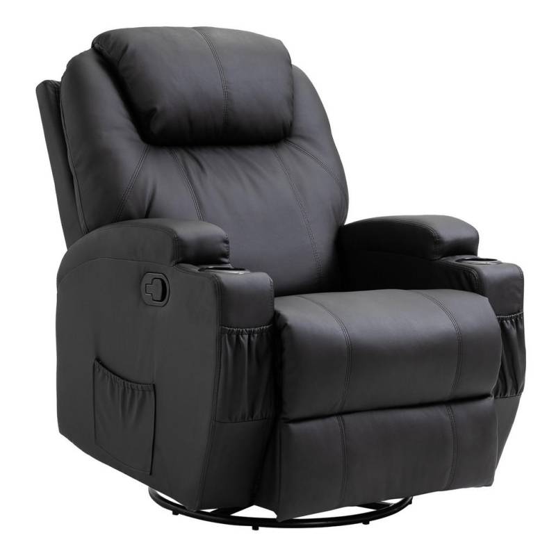 HOMCOM MASSAGESESSEL, Schwarz