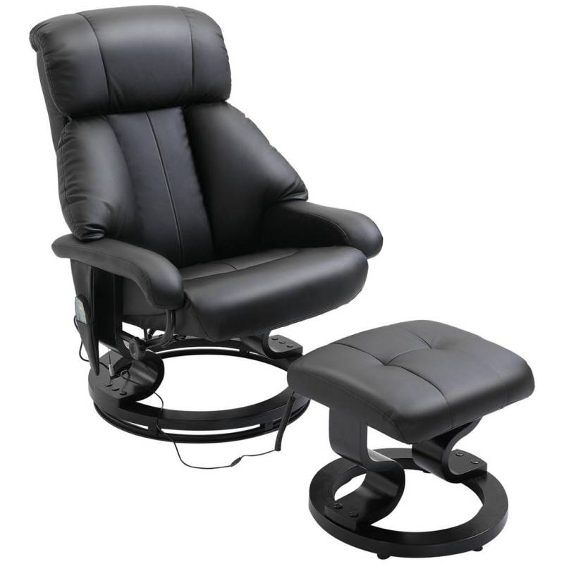 HOMCOM MASSAGESESSEL, Schwarz
