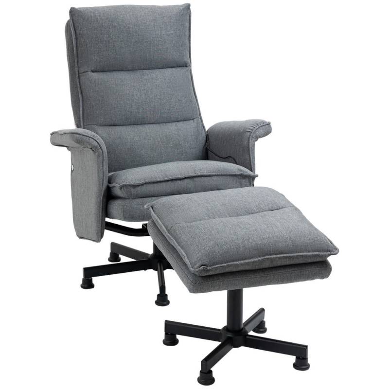 HOMCOM MASSAGESESSEL Grau