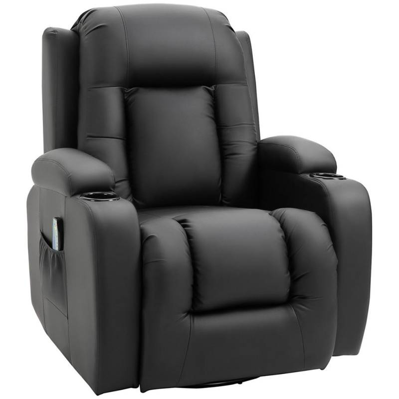 HOMCOM MASSAGESESSEL Schwarz