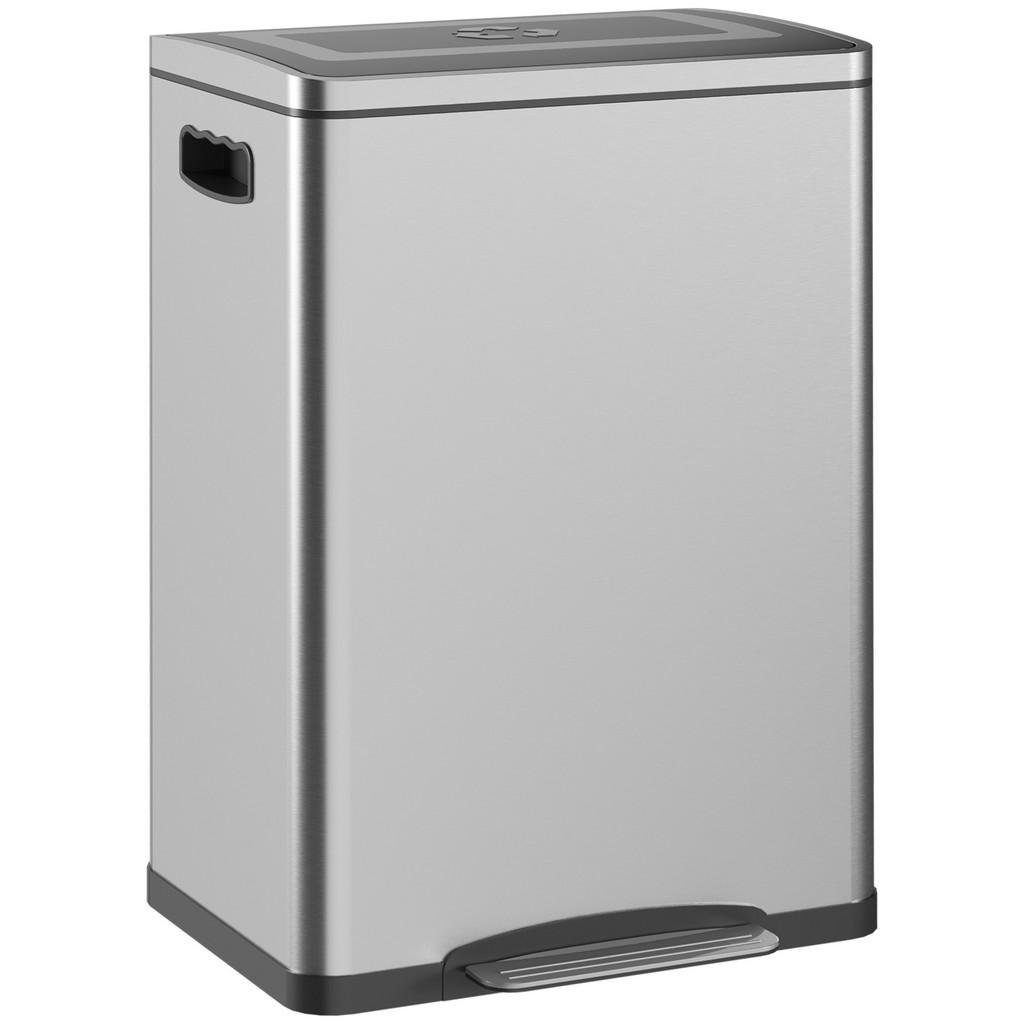 HOMCOM MÜLLEIMER Silber HOMCOM MÜLLEIMER Silber