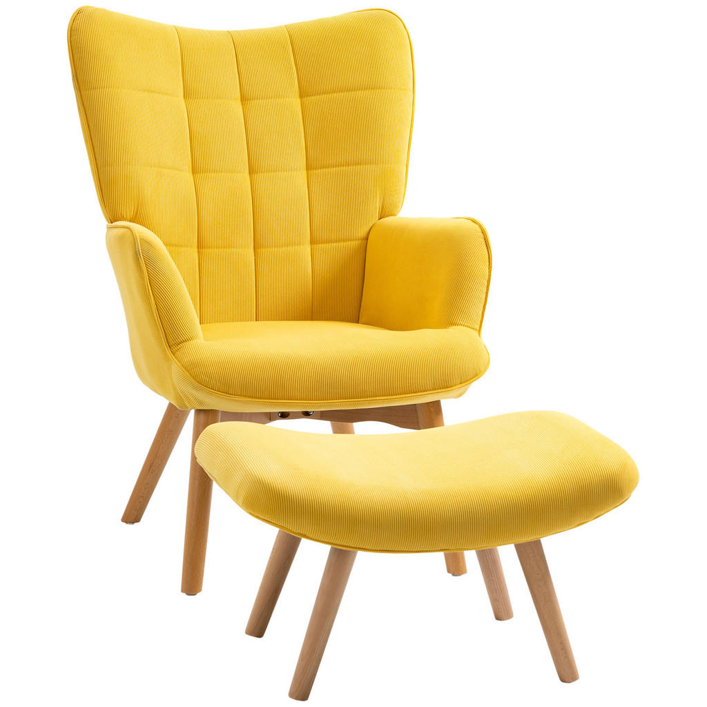 HOMCOM OHRENSESSEL, Gelb HOMCOM OHRENSESSEL, Gelb