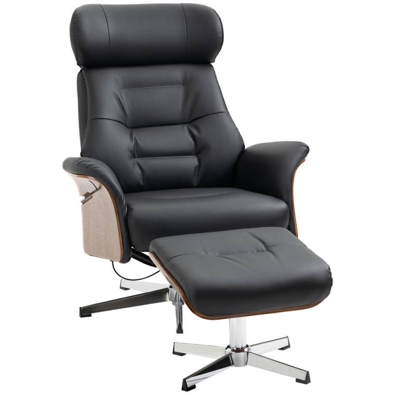 HOMCOM RELAXSESSEL, Schwarz