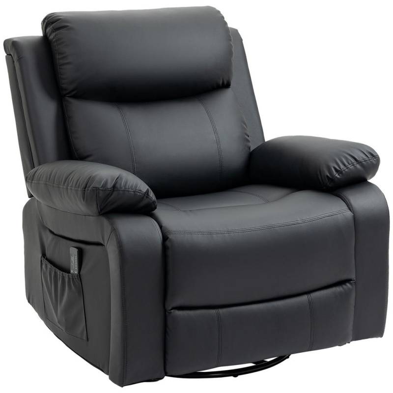 HOMCOM RELAXSESSEL, Schwarz