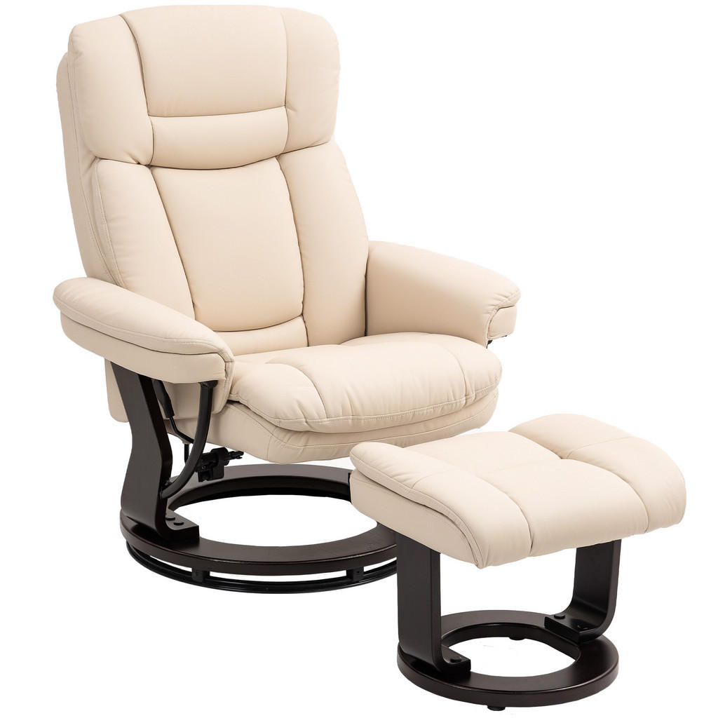 HOMCOM RELAXSESSEL Creme HOMCOM RELAXSESSEL Creme